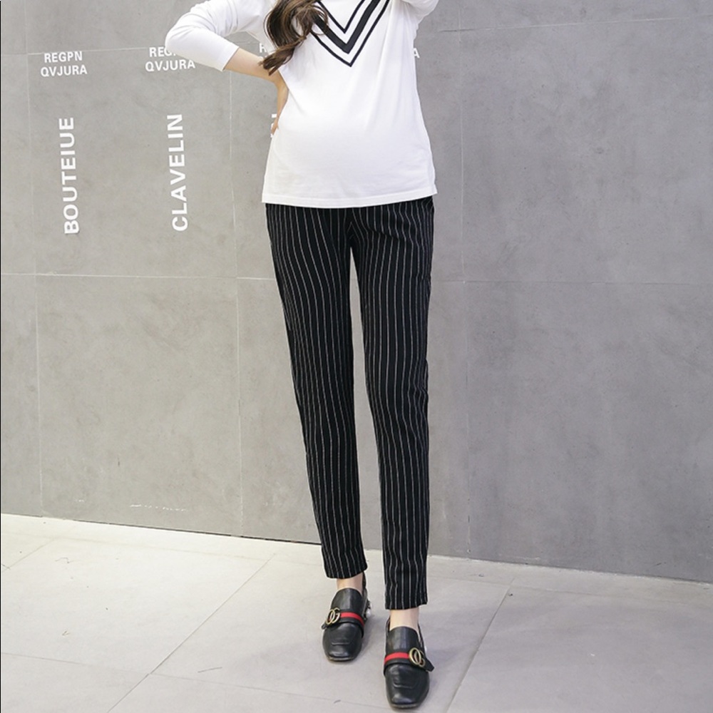 Active Usa Pants & Jumpsuits Easy Pin Striped Pants